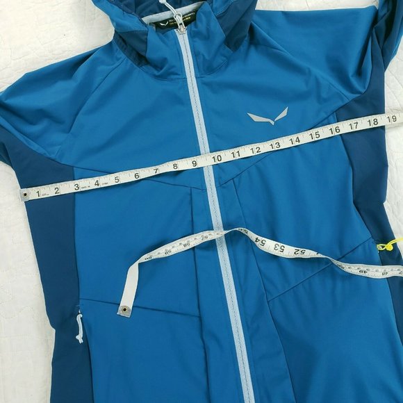 NWT Salewa Pedroc 2 SW DST Stormwall Durastretch Jacket Womens Size Medium Blue - Picture 4 of 11